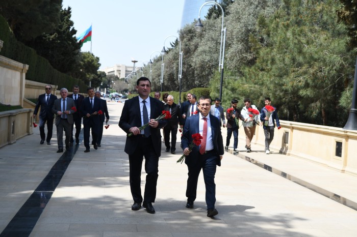 Türkiyənin İnönü Universitetinin rektoru ADNSU-da - FOTOLAR