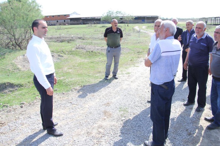 Kürdəmirin Muradxan kəndində səyyar qəbul keçirilib - FOTO