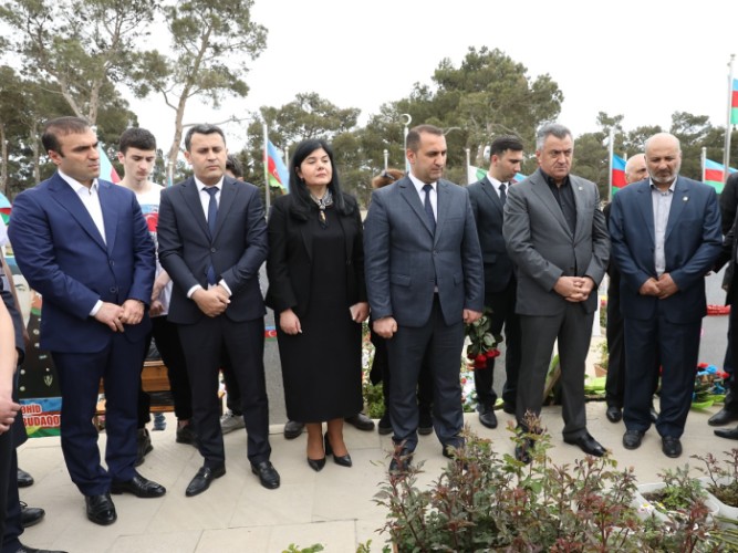 Abşeronda şəhid XTQ gizirinin doğum günü qeyd edildi - FOTOLAR