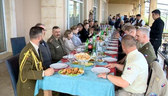 Xarici dövlətlərin hərbi attaşeləri Naxçıvanda - FOTO