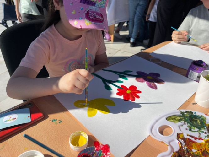 ETSN "Uşaq festivalı"nda öz stendi ilə təmsil olunub - FOTOLAR