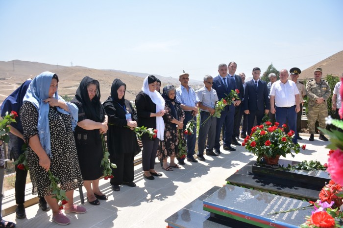 Abşeronda şəhidin doğum günü qeyd edildi - FOTOLAR