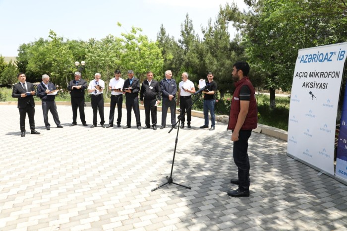 Qobustan sakinlərinin problemi dinlənildi - FOTOLAR