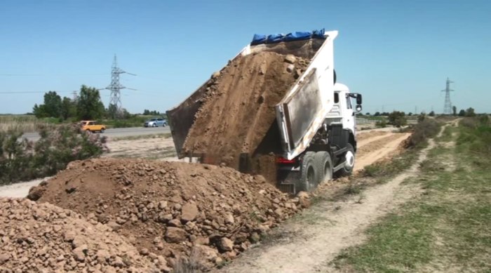 Yuxarı Qarabağ kanalında işlər sürətlə davam edir - FOTOLAR