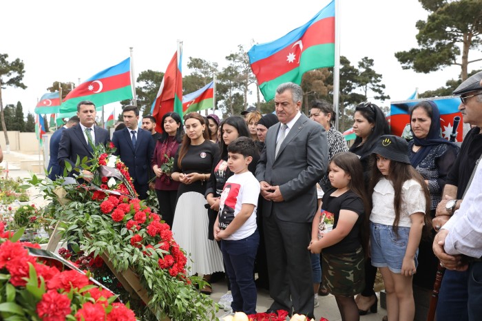 Abşeronda şəhidlərin və şəhid övladının doğum günləri qeyd edildi - FOTOLAR