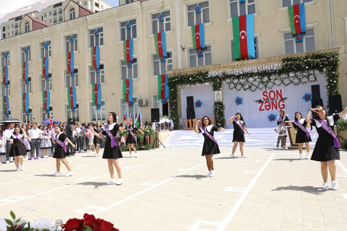 Abşeron məktəblərində “Son zəng” tədbirləri keçirildi - FOTOLAR