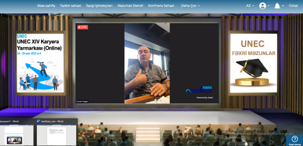Virtual Karyera Yarmarkası - UNEC-dən növbəti yenilik