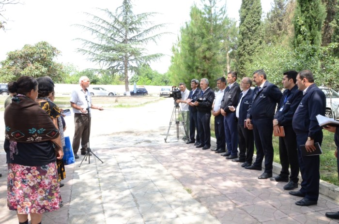 "Səyyar qəbul otağı" bu dəfə Samuxda - FOTO