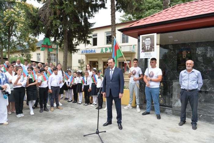 Lənkəranda şəhid bulağının açılışı oldu - FOTOLAR