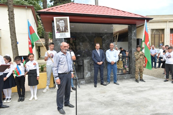 Lənkəranda şəhid bulağının açılışı oldu - FOTOLAR