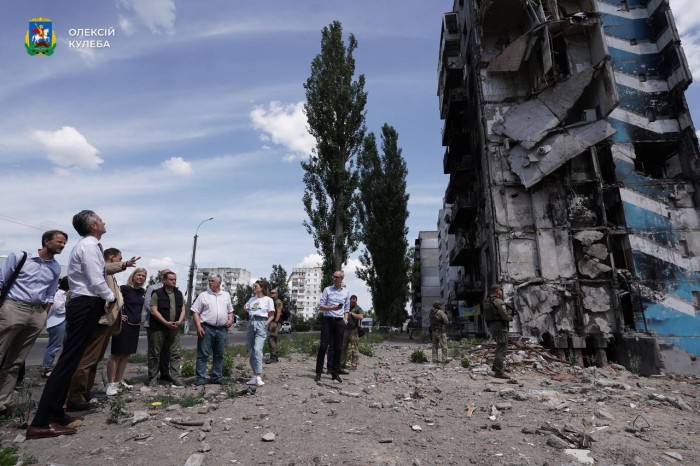 İsveçin Baş naziri Kiyevə səfər etdi - FOTO