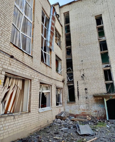 Ruslar Xarkovda daha bir məktəbi raketlə vurdular - FOTOLAR