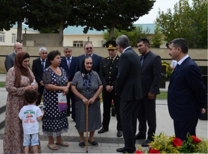 Şəhid mayor Tofiq Kərimovun xatirəsi yad edildi - FOTO