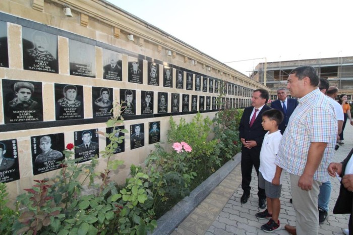 Serjan Abdıkarimov Qazaxda səfərdə olub - FOTOLAR