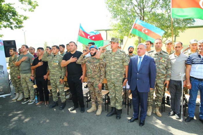 Şəhidin anım gününə həsr olunmuş tədbir keçirildi - FOTOLAR