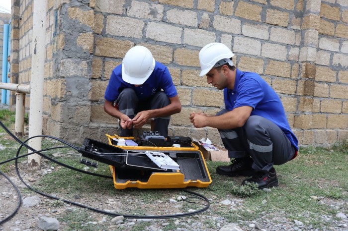 İvanovka və Lahıcda GPON texnologiyası ilə genişzolaqlı xidmətlər - FOTOLAR