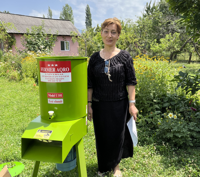 Qadın fermerlərə dəstək tədbirləri davam etdirilir  - FOTOLAR