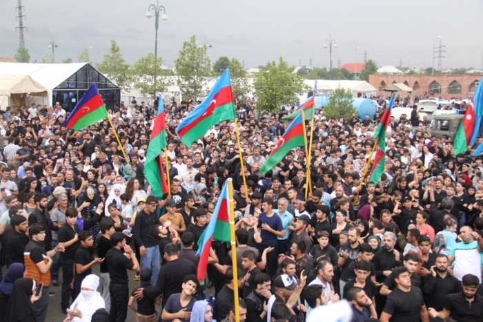 Gəncədə Aşura Günü ilə bağlı tədbirlər keçirilib - FOTO