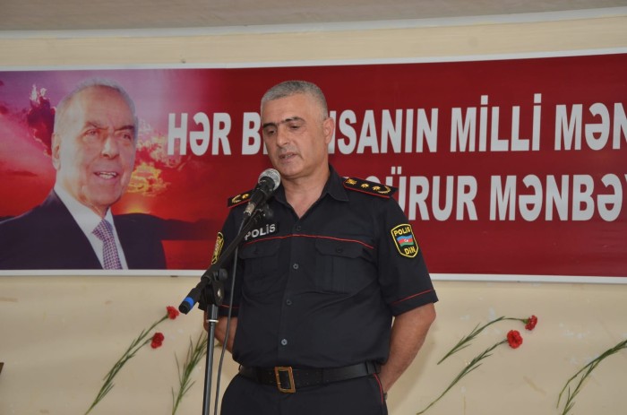 Eyni gündə şəhid olan polis əməkdaşlarının xatirəsi anıldı - FOTO