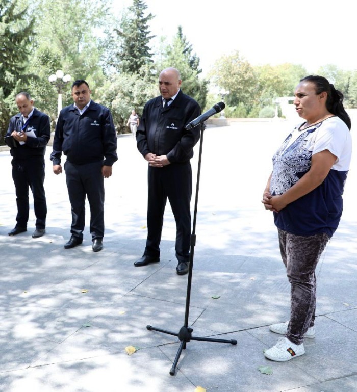 Müharibə veteranı "Azəriqaz"da işlə təmin olunmaq istəyir - FOTOLAR