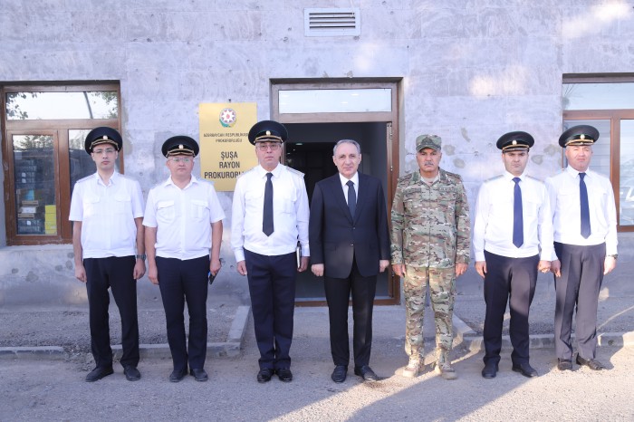 Kamran Əliyev azad edilmiş ərazilərdəki prokurorluqlarda olub - FOTOLAR