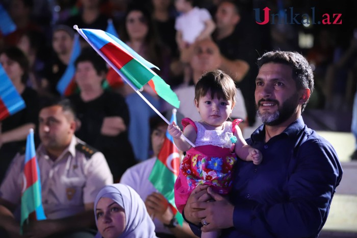 Xətaidəki "Heydər Parkı"nda Laçınla bağlı konsert keçirilib - FOTOLAR