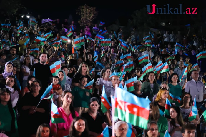 Xətaidəki "Heydər Parkı"nda Laçınla bağlı konsert keçirilib - FOTOLAR