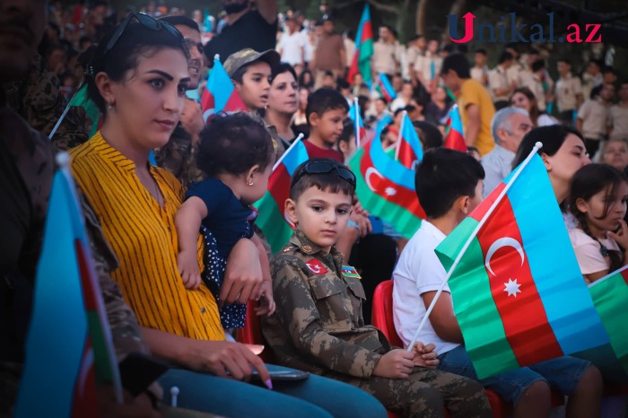 Xətaidəki "Heydər Parkı"nda Laçınla bağlı konsert keçirilib - FOTOLAR