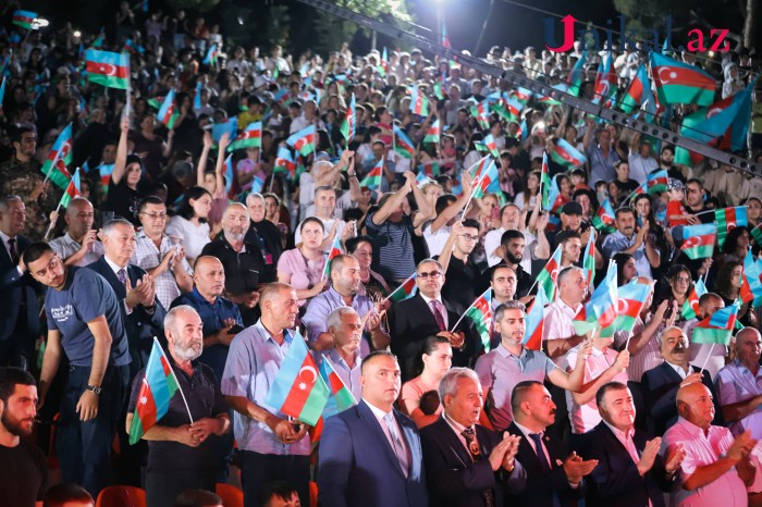 Xətaidəki "Heydər Parkı"nda Laçınla bağlı konsert keçirilib - FOTOLAR