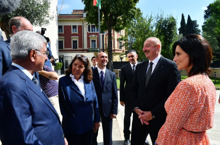 İtaliyada sənədlərin mübadiləsi mərasimi keçirilib - YENİLƏNİB (FOTOLAR)