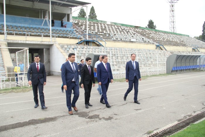 Niyazi Bayramov Gəncə şəhər stadionunda olub - FOTOLAR