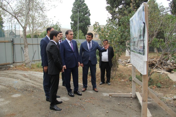 Niyazi Bayramov Gəncə şəhər stadionunda olub - FOTOLAR