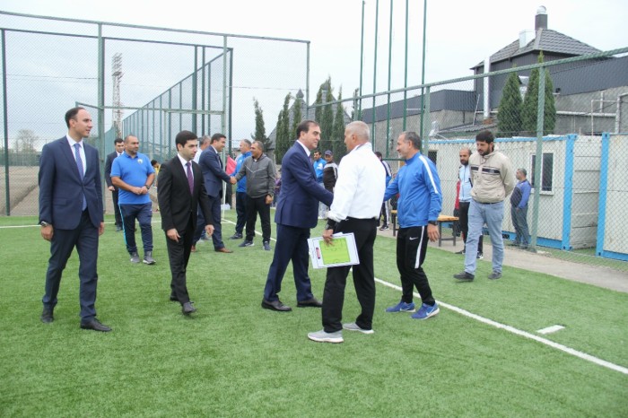 Niyazi Bayramov Gəncə şəhər stadionunda olub - FOTOLAR