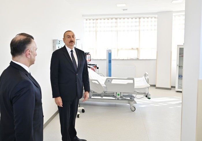 Prezident Vərəm Xəstəlikləri Sanatoriyasının açılışında - FOTOLAR