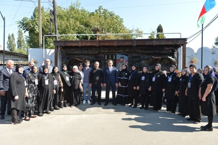 Lənkəranda daha bir şəhidin adına bulaq açıldı - FOTOLAR