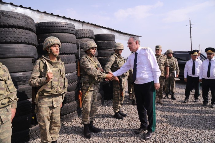 Baş prokuror Qarabağdakı hərbi hissələrdə olub - FOTOLAR