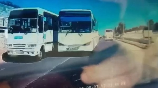 Sərnişinlərə qorxu dolu anlar yaşadan avtobus sürücüsü işdən çıxarıldı -YENİLƏNİB (VİDEO)