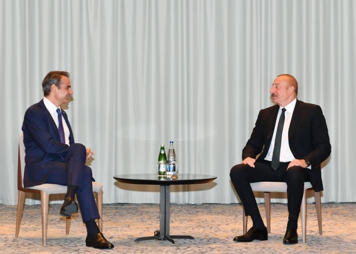 Prezident Sofiyada Yunanıstanın Baş naziri ilə görüşdü- FOTO