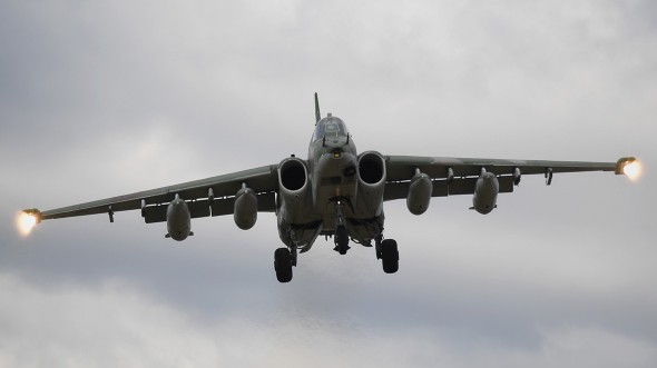 Rusiyanın "Su-25" təyyarəsi qəzaya uğradı:Ölən var