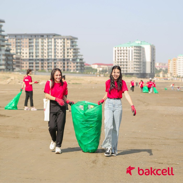 "Bakcell"in dəstəyilə növbəti "Xəzəri qoruyaq!" kampaniyası - FOTOLAR