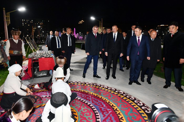 Bişkekdə Qırğızıstan-Azərbaycan Dostluq Parkı açılıb - YENİLƏNİB (FOTO)