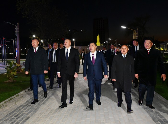 Bişkekdə Qırğızıstan-Azərbaycan Dostluq Parkı açılıb - YENİLƏNİB (FOTO)