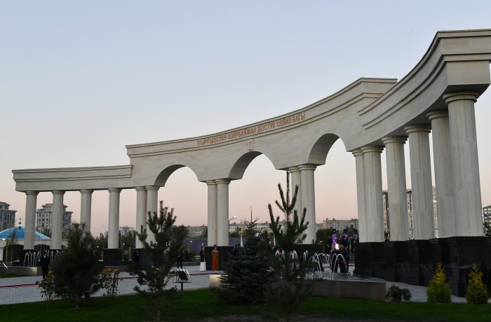 Bişkekdə Qırğızıstan-Azərbaycan Dostluq Parkı açılıb - YENİLƏNİB (FOTO)