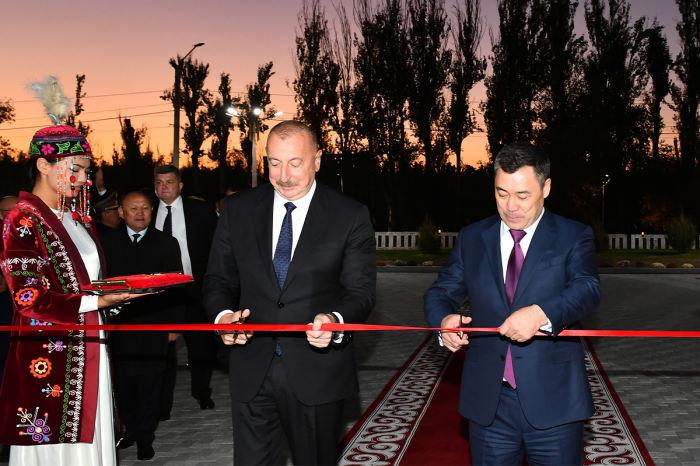 Bişkekdə Qırğızıstan-Azərbaycan Dostluq Parkı açılıb - YENİLƏNİB (FOTO)