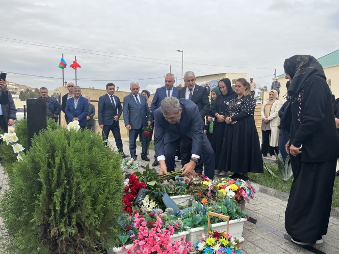 Şəhid Ruslan Abbasovun anım mərasimi keçirildi - FOTOLAR