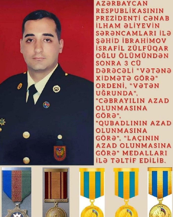 Mənsum İbrahimovdan şəhid qardaşı oğlu ilə bağlı paylaşım