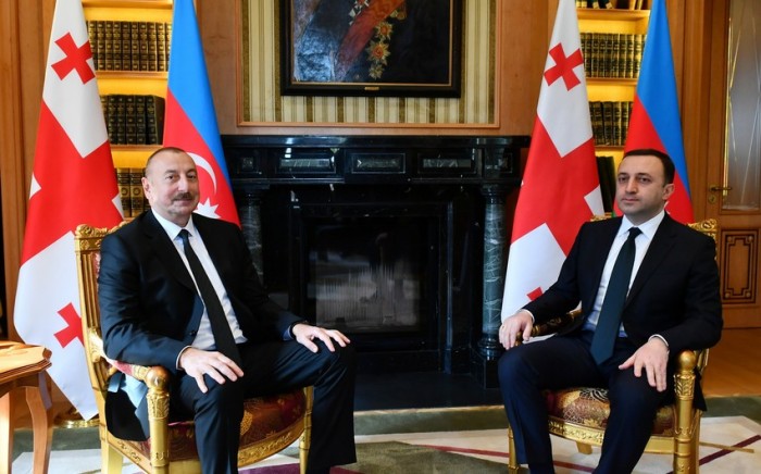 İlham Əliyev Qaribaşvili ilə təkbətək görüşü başladı - FOTO