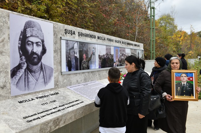 RİNN-in Vətən müharibəsində iştirak etmiş əməkdaşları Şuşada - FOTOLAR