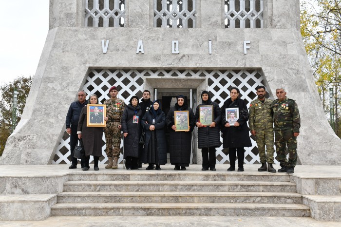 RİNN-in Vətən müharibəsində iştirak etmiş əməkdaşları Şuşada - FOTOLAR