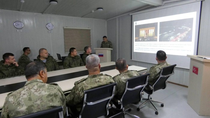 Türkiyə-Rusiya Birgə Monitorinq Mərkəzində Cümhuriyyət Günü qeyd edilib - FOTO